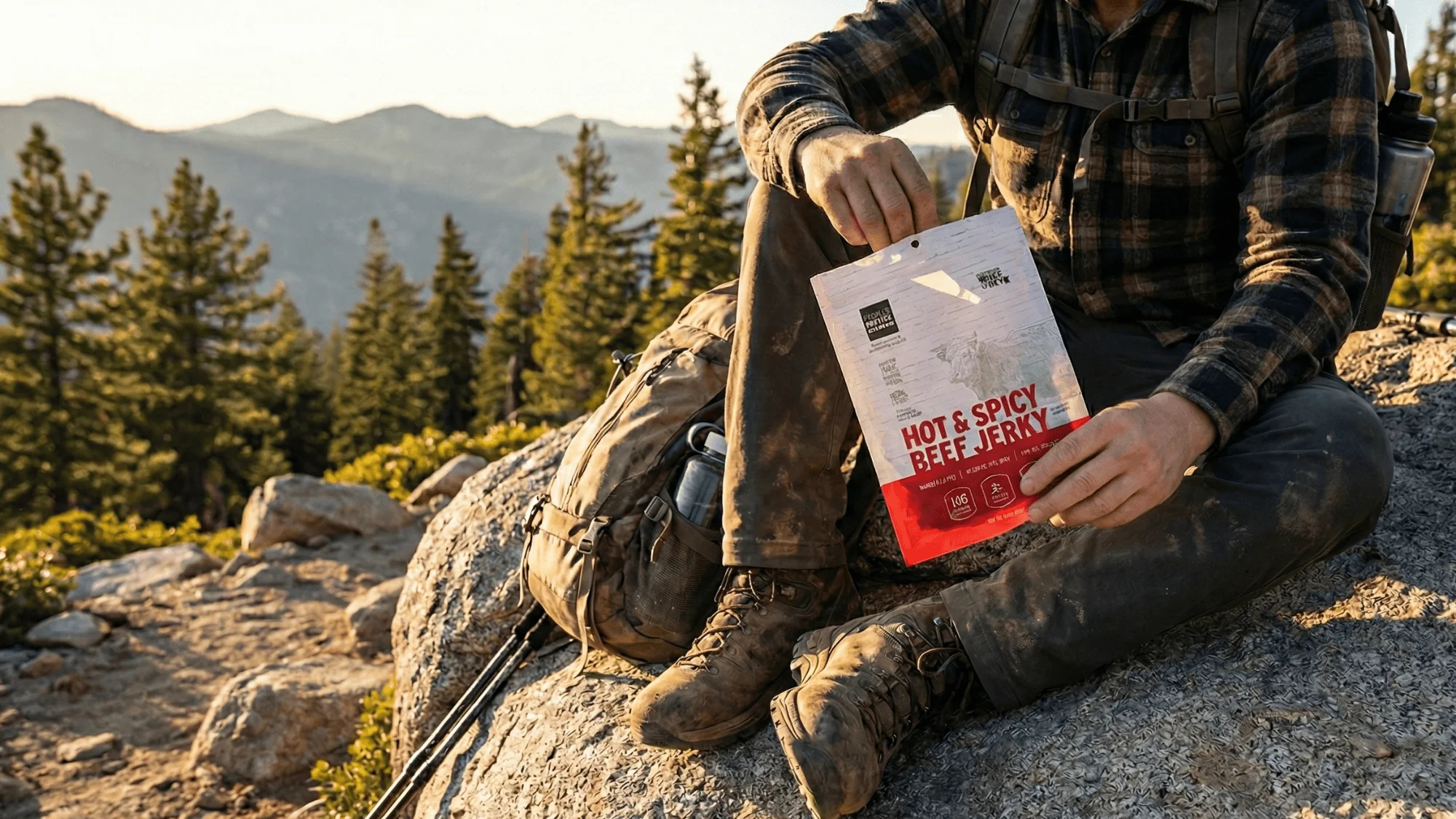 CLASSIC - HOT & SPICY BEEF JERKY - Image 3
