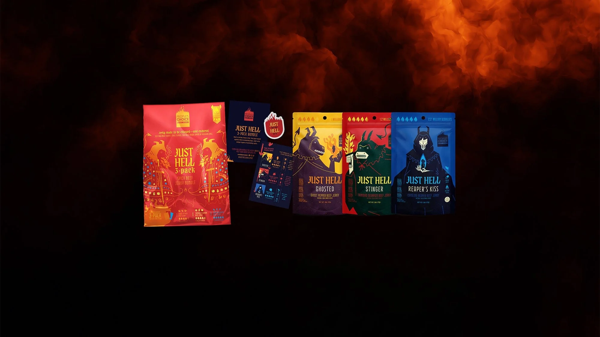 JUST HELL - SUPER SPICY JERKY 3-PACK - Image 3