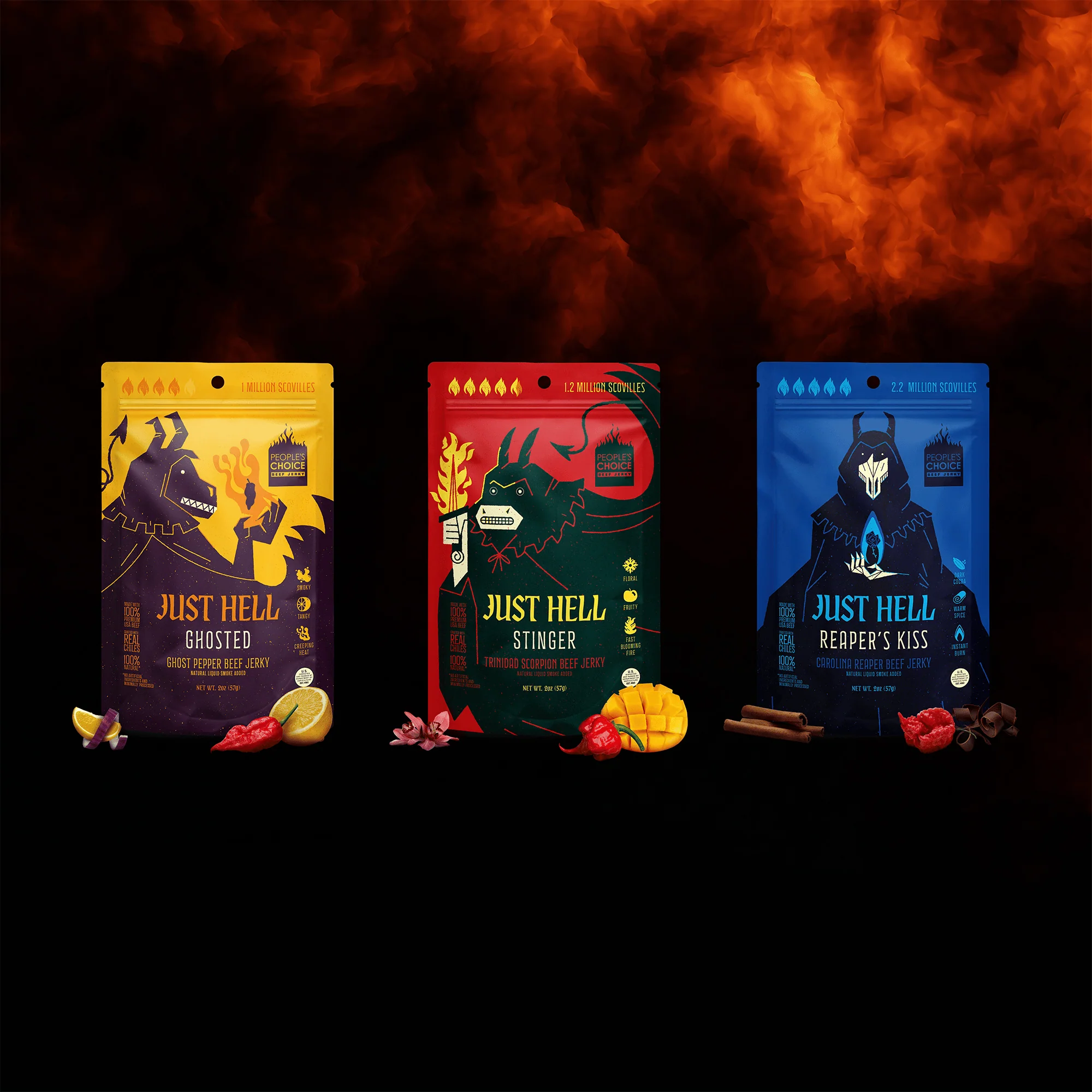 JUST HELL - SUPER SPICY JERKY 3-PACK - Image 5